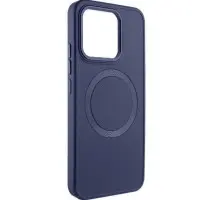 Чехол накладка Bonbon Metal MagSafe Xiaomi Redmi Note 13 4G Синяя