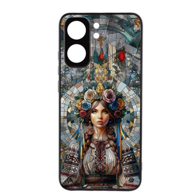 Чехол накладка Prisma Ladies Xiaomi Redmi 13C Мозаика