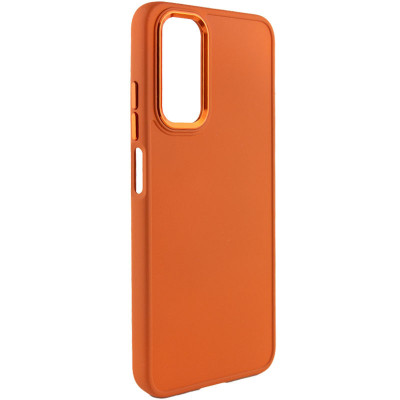 Чехол накладка Bonbon Metal Samsung A525 (A52) Оранжевая / Papaya