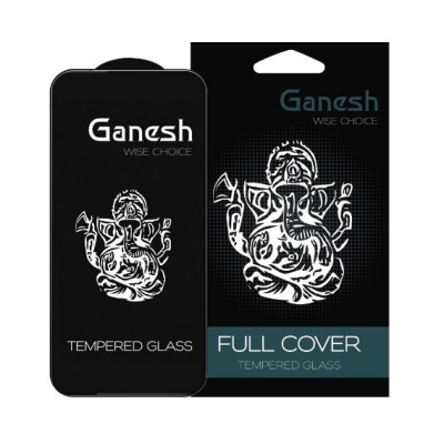 Захисне скло Ganesh 5D Premium iPhone 15 Чорне