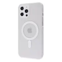 Чехол накладка Baseus Crystal MagSafe iPhone 14 Plus/ 15 Plus Прозрачная