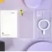 Чехол накладка Baseus Crystal MagSafe iPhone 14 Plus/ 15 Plus Прозрачная