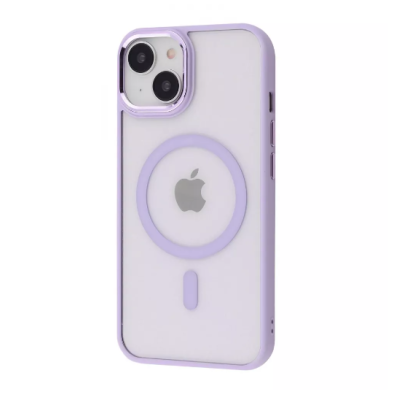 Чохол накладка WAVE Ardor MagSafe iPhone 13/ iPhone 14 Світло-фіолетова