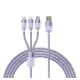 Кабель Baseus StarSpeed 3in1 L+T+M 1.2м Фиолетовый Кабель Baseus StarSpeed 3in1 L+T+M 1.2м Фиолетовый