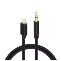 Кабель AUX Earldom ET-AUX39 1м Черный (3.5 male to Lightning)