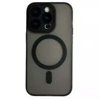 Чехол накладка Protective Camera Matte iPhone 15 Plus Черная