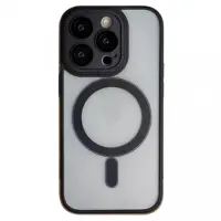 Чехол накладка Protective Camera Clear iPhone 15 Pro Серая Titanium Grey