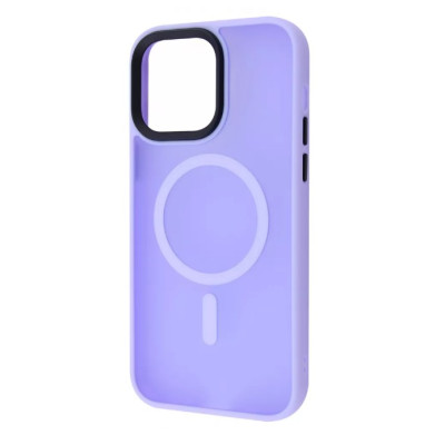 Накладка WAVE Matte Colorful MagSafe iPhone 12/12 Pro Світло-фіолетова