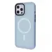 Чохол накладка WAVE Matte Colorful MagSafe iPhone 13 Гірська блакитна