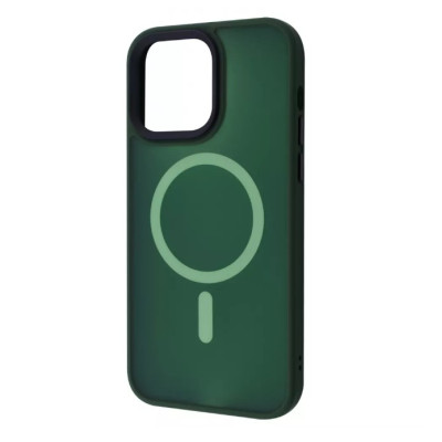 Накладка WAVE Matte Colorful MagSafe iPhone 13 Зелена