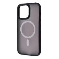 Чехол накладка WAVE Matte Colorful MagSafe iPhone 13 Чёрная
