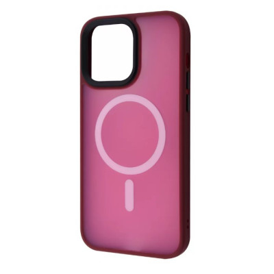 Чохол накладка WAVE Matte Colorful MagSafe iPhone 14 Pro Max Червона