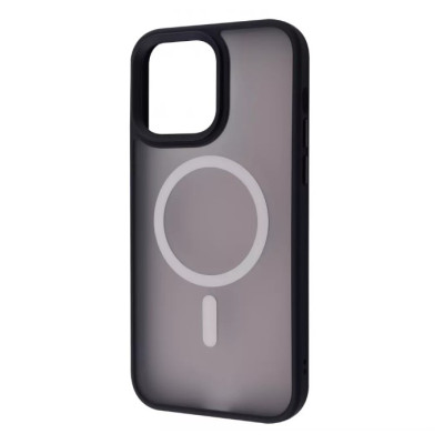 Чохол накладка WAVE Matte Colorful MagSafe iPhone 14 Pro Max Чорна