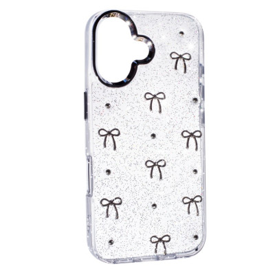 Чехол Накладка Glue Case Hit iPhone 16 Бантики