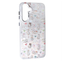 Чохол Накладка Soft Milky Samsung A366 (A36 5G) Котик/Love cat