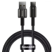 Кабель дата Baseus Tungsten Gold USB Type A - Type-C 100W 1м Чёрный