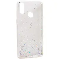 Чехол накладка Star Glitter Samsung A107 (A10s 2019) Прозрачная