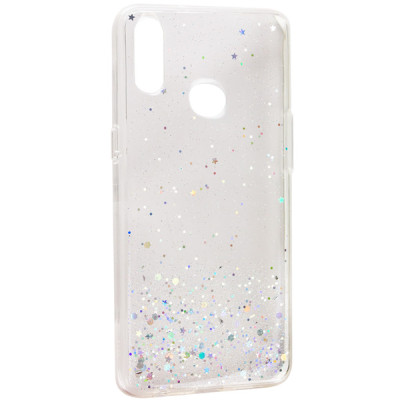 Чехол накладка Star Glitter Samsung A107 (A10s 2019) Прозрачная