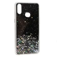 Чехол накладка Star Glitter Samsung A107 (A10s 2019) Черная