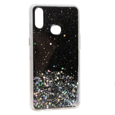 Накладка Star Glitter Samsung A107 (A10s 2019) Чорна