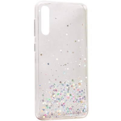 Чехол накладка Star Glitter Samsung A307/A505 Прозрачная