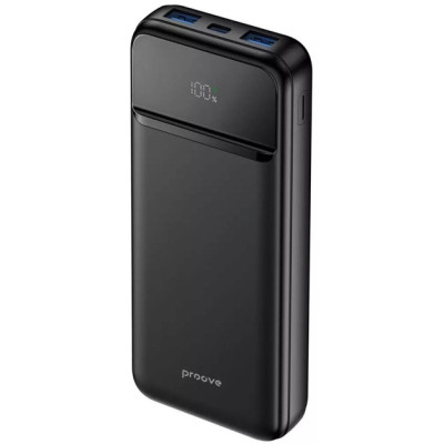 Универсальная мобильная батарея Повербанк Proove Illuminator 2 10000mAh 22.5W Черный