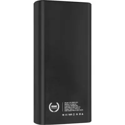 Универсальная мобильная батарея Повербанк Gelius Pro Edge 20000mAh Черный