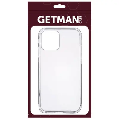 Чехол накладка Getman iPhone 14 Pro Прозрачная