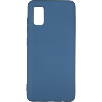 Чехол накладка Full Soft Samsung A415 (A41) Синяя
