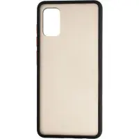 Чехол накладка MATT Samsung A415 (A41) Черная