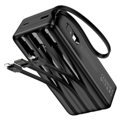 Универсальная мобильная батарея Повербанк Hoco J146B Night tide 30000mAh Чёрный Универсальная мобильная батарея Повербанк Hoco J146B Night tide 30000mAh Чёрный