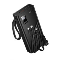 Универсальная мобильная батарея Повербанк Hoco J155 22.5W + PD20W 20000mAh Черный Универсальная мобильная батарея Повербанк Hoco J155 22.5W + PD20W 20000mAh Черный
