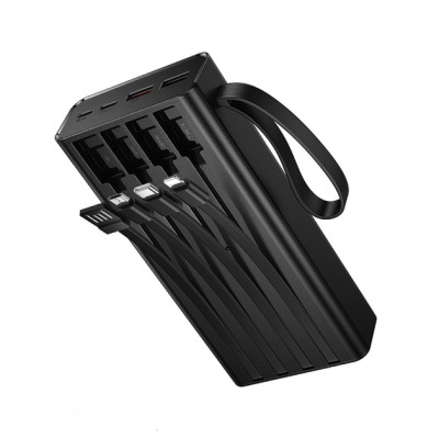 Универсальная мобильная батарея Повербанк Hoco J155 22.5W + PD20W 20000mAh Черный Универсальная мобильная батарея Повербанк Hoco J155 22.5W + PD20W 20000mAh Черный