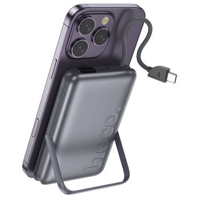 Універсальна мобільна батарея Повербанк Hoco Q43 PD20W с БЗП 10000mAh Чорний