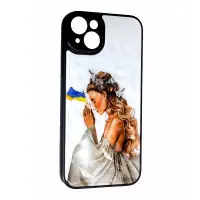 Чехол накладка Prisma UA iPhone 13 Украинка с флагом