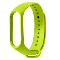Ремешок Силикон Mi Band 5/6/7 Зеленый