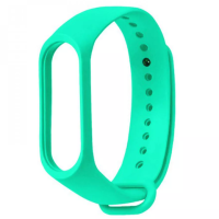Ремешок Силикон Mi Band 5/6/7 Мятный