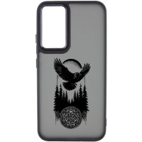 Чохол накладка Oprint Black Samsung A356 (A35 5G) Ворон Чорна Чохол накладка Oprint Black Samsung A356 (A35 5G) Ворон Чорна