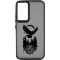 Чехол накладка Oprint Black Samsung A356 (A35 5G) Ворон Черная