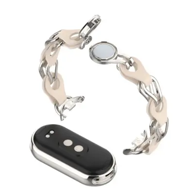 Ремешок Chain Wristband Mi Band 8/9 Бежевый Ремешок Chain Wristband Mi Band 8/9 Бежевый