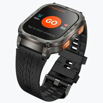 Смарт годинник KOSPET TANK M3 ULTRA Black, Чорний