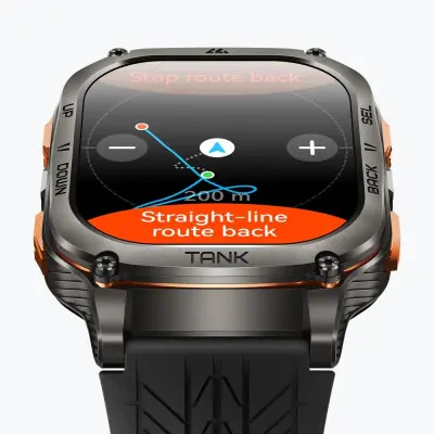Смарт годинник KOSPET TANK M3 ULTRA Black, Чорний