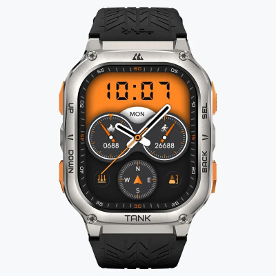 Смарт часы KOSPET TANK M3 ULTRA Silver, Серебряный