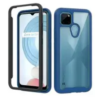 Чехол накладка Anomaly Hybrid 360 Realme C21Y/ C25Y Темно-синяя