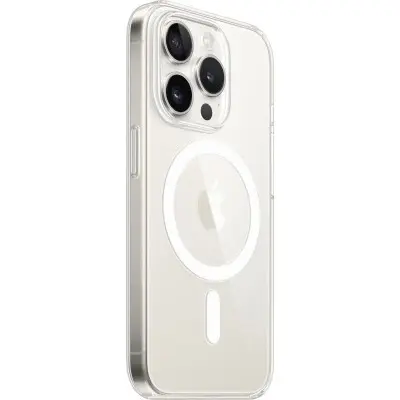 Чехол накладка Clear MagSafe iPhone 17 Pro Прозрачная