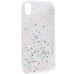 Чехол накладка Star Glitter iPhone XR Прозрачная