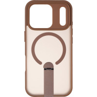 Чохол Накладка Bumper Stick MagSafe iPhone 17 Pro Max Коричнева Чохол Накладка Bumper Stick MagSafe iPhone 17 Pro Max Коричнева