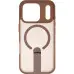 Чехол Накладка Bumper Stick MagSafe iPhone 17 Pro Max Коричневая
