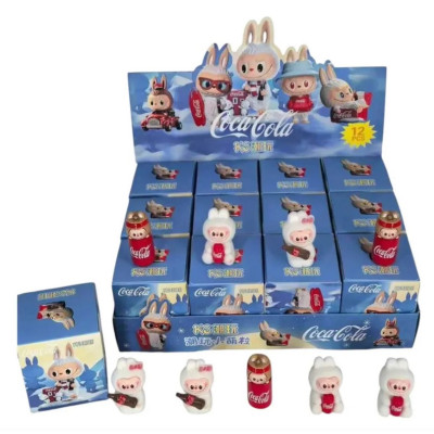 Іграшка-брелок Labubu monsters Pop Mart Small  model Coca-Cola Colab (MIX)