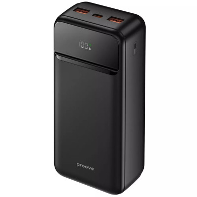 Универсальная мобильная батарея Повербанк Proove Illuminator 2 20000mAh 22.5W Черный
